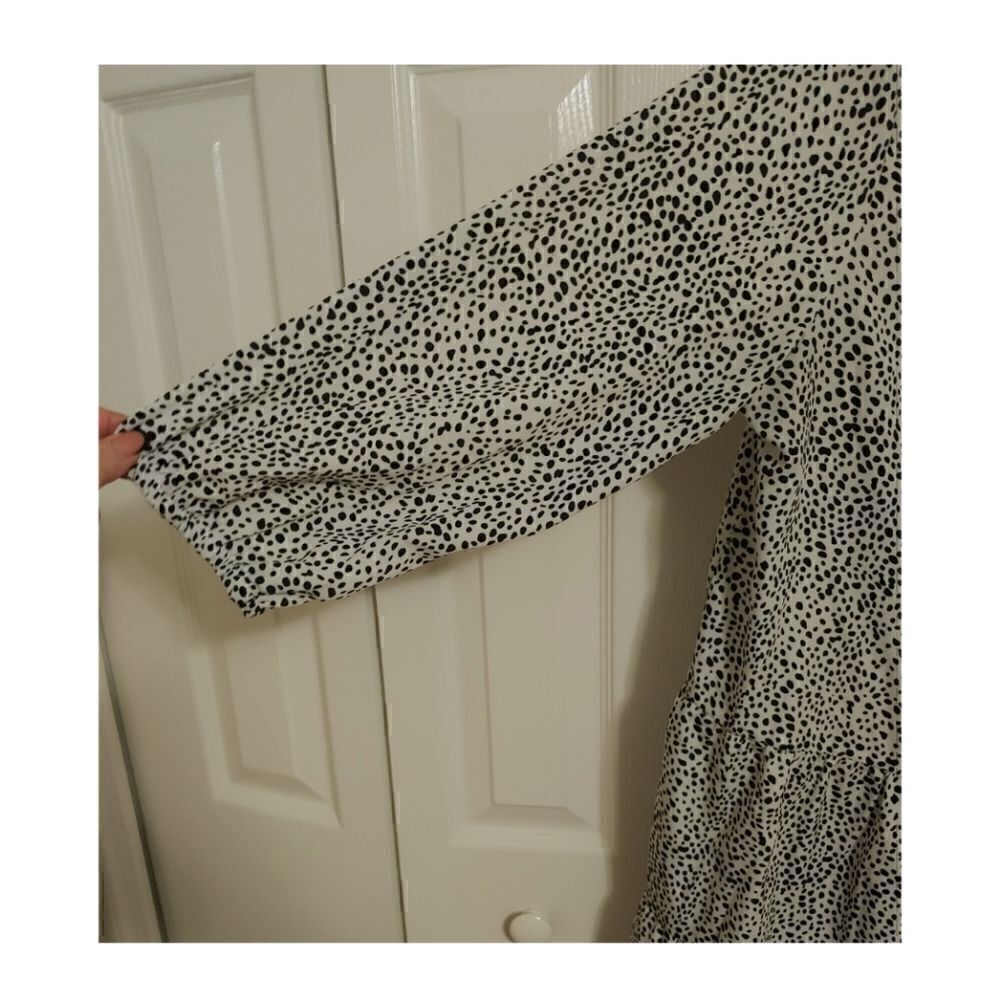Women's Button Up Mini Dress GUC Size M/L - Picture 5 of 6